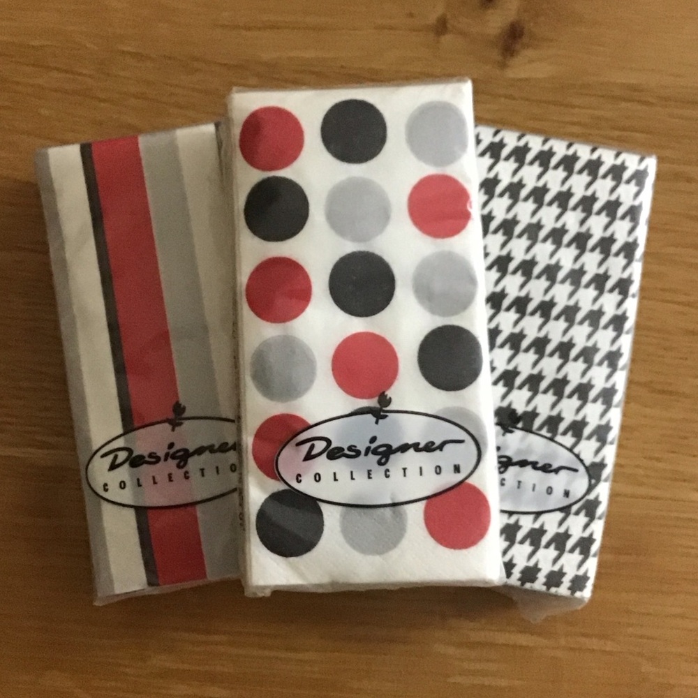 Disposable Hankies, 3 patterns